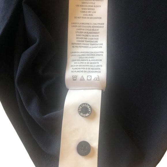 Ben Sherman Two Button Polo Shirt Color Block Navy & Red Blazer Stitched… - Picture 10 of 12